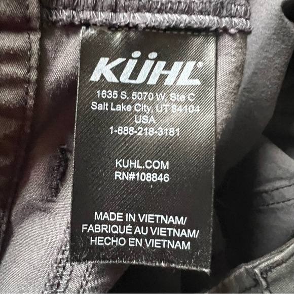 KUHL Revolve Rogue Men’s 5-Pocket Pants/Jeans W35/L34 Dark Gray Hiking/Outdoor - Picture 6 of 15